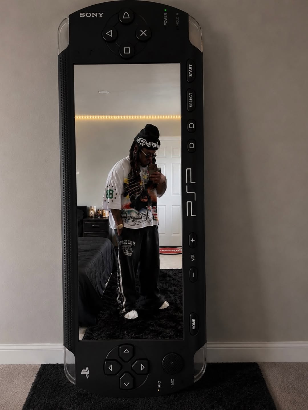 Life-size PSP mirror