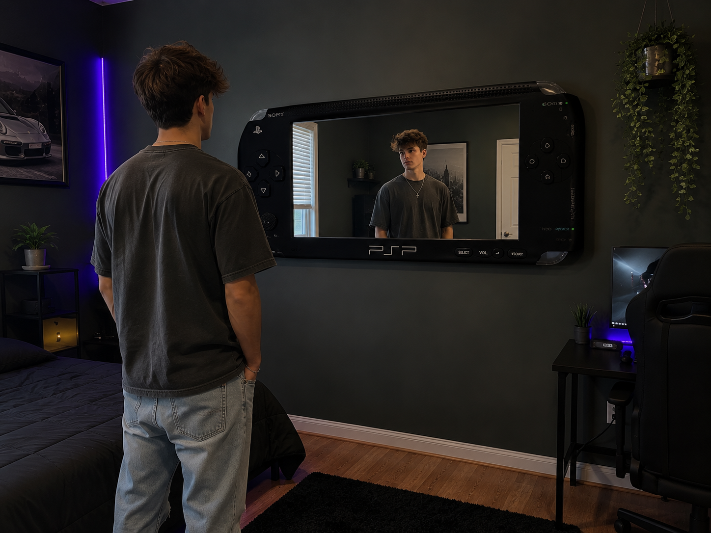 Clean PSP mirror room photo