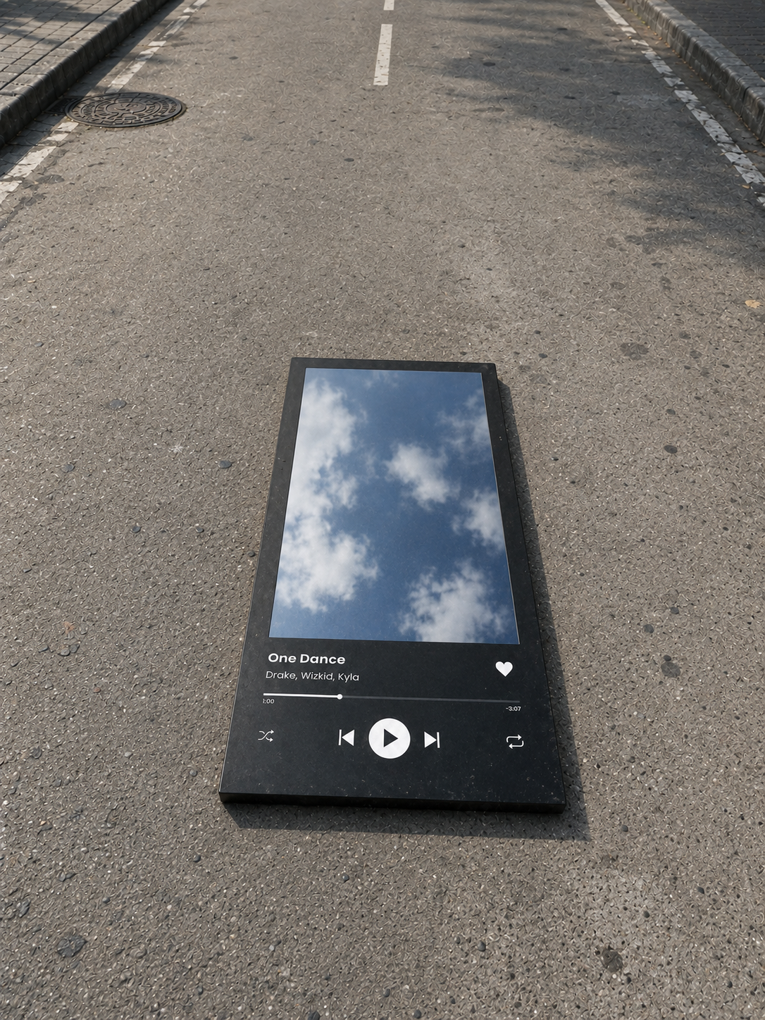 Custom Spotify Style Mirror